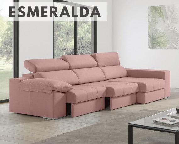 Sofá de tela Esmeralda de HOME - principal