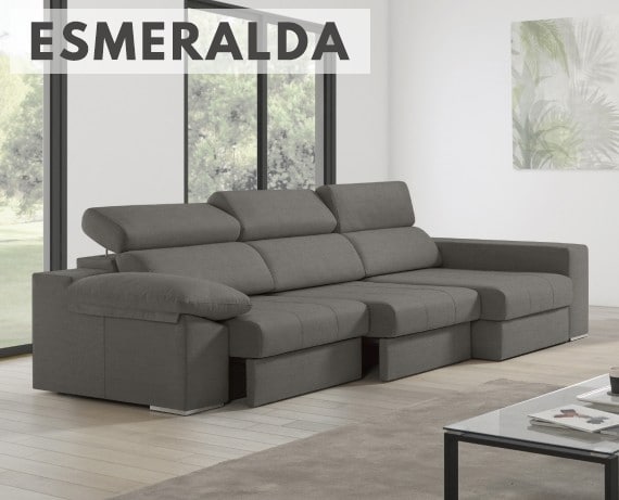 Sofá de tela Esmeralda de HOME - principal