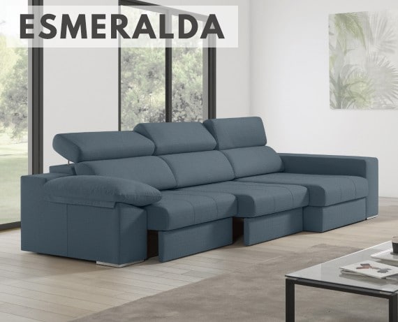 Sofá de tela Esmeralda de HOME - principal
