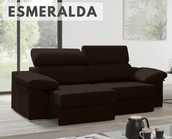 Sofá de tela Esmeralda de HOME - principal