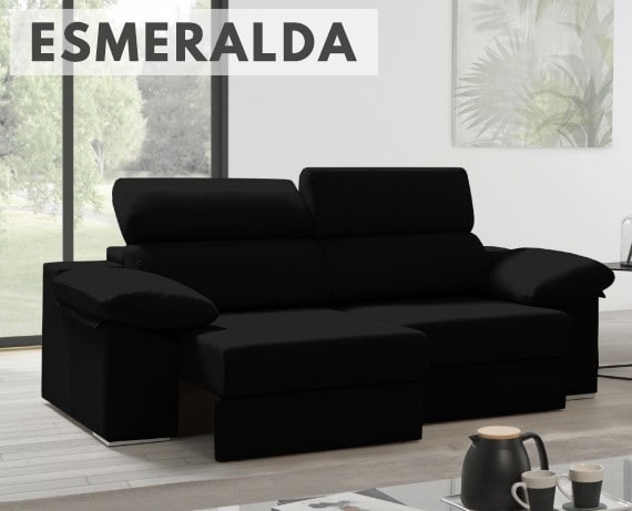 Sofá de tela Esmeralda de HOME - principal