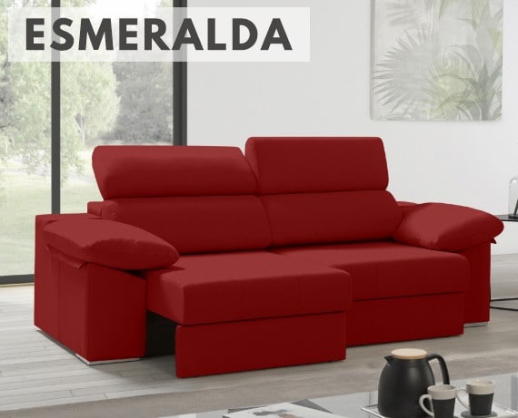 Sofá de tela Esmeralda de HOME - principal
