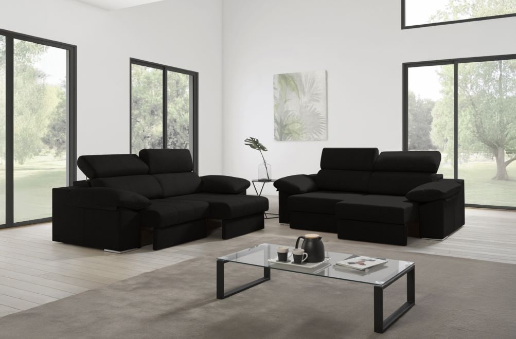 Sofá de tela Esmeralda de HOME - principal