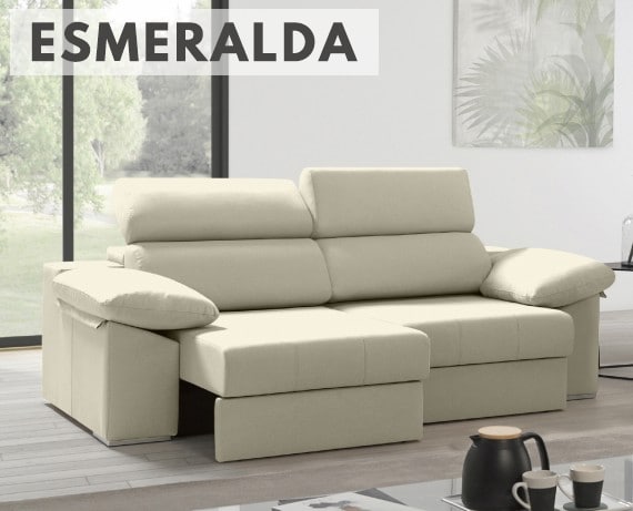 Sofá de tela Esmeralda de HOME - principal