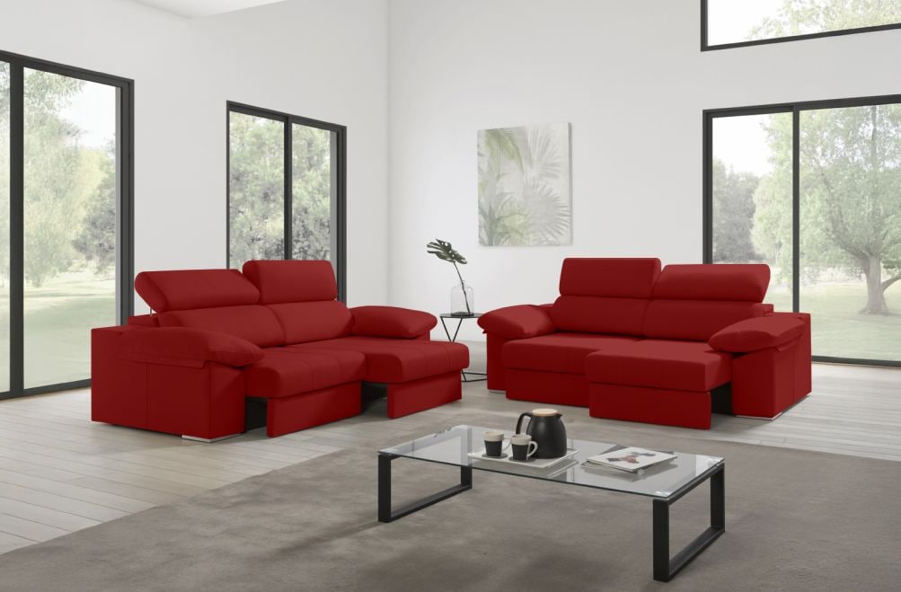 Sofá de tela Esmeralda de HOME - principal