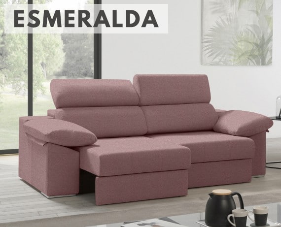 Sofá de tela Esmeralda de HOME - principal