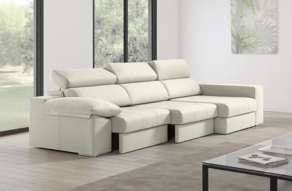 Sofá de tela Esmeralda de HOME - principal