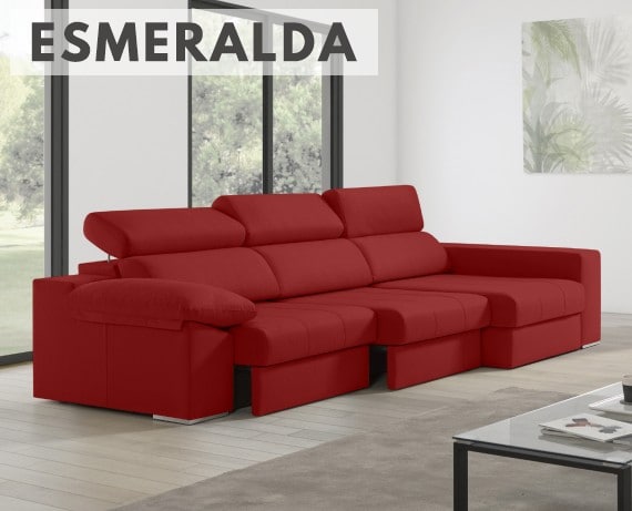 Sofá de tela Esmeralda de HOME - principal