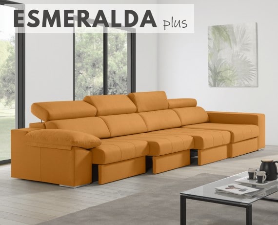 Sofá de tela Esmeralda Plus de HOME - principal