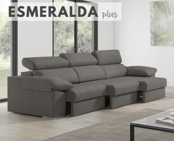 Sofá de tela Esmeralda Plus de HOME - principal