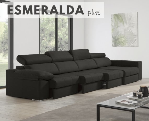 Sofá de tela Esmeralda Plus de HOME - principal