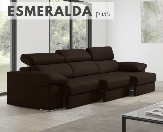 Sofá de tela Esmeralda Plus de HOME - principal