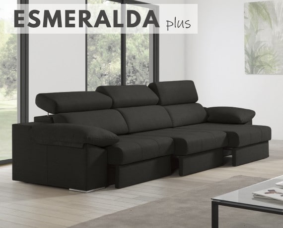 Sofá de tela Esmeralda Plus de HOME - principal