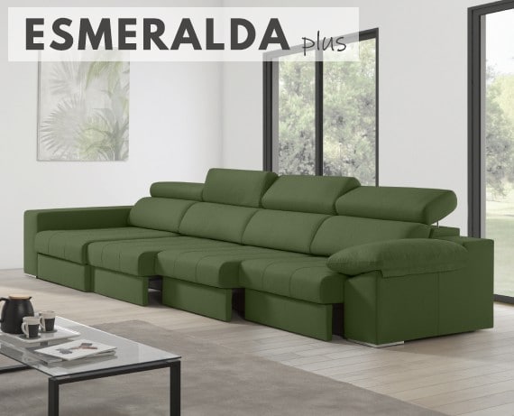 Sofá de tela Esmeralda Plus de HOME - principal