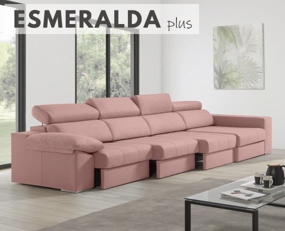 Sofá de tela Esmeralda Plus de HOME - principal