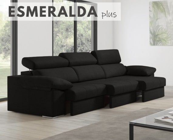 Sofá de tela Esmeralda Plus de HOME - principal