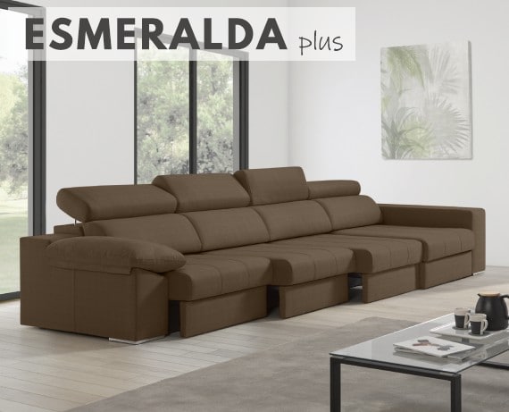 Sofá de tela Esmeralda Plus de HOME - principal
