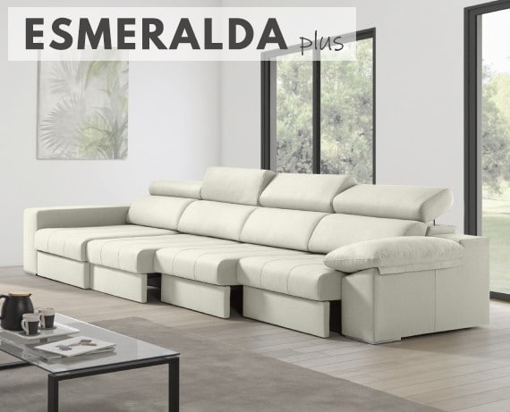 Sofá de tela Esmeralda Plus de HOME - principal
