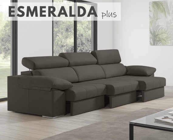 Sofá de tela Esmeralda Plus de HOME - principal