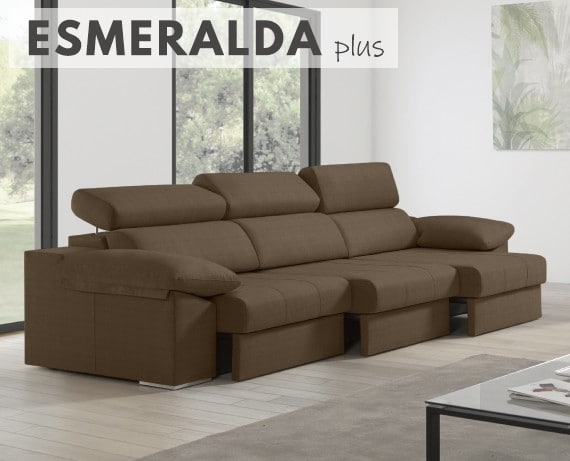 Sofá de tela Esmeralda Plus de HOME - principal