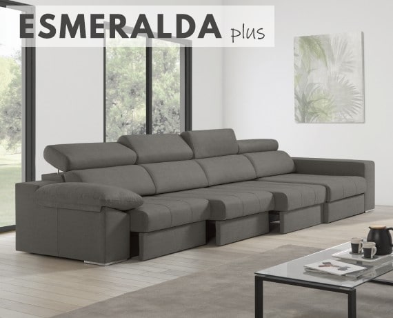 Sofá de tela Esmeralda Plus de HOME - principal