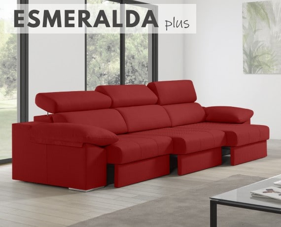 Sofá de tela Esmeralda Plus de HOME - principal
