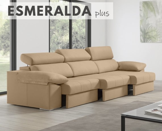Sofá de tela Esmeralda Plus de HOME - principal