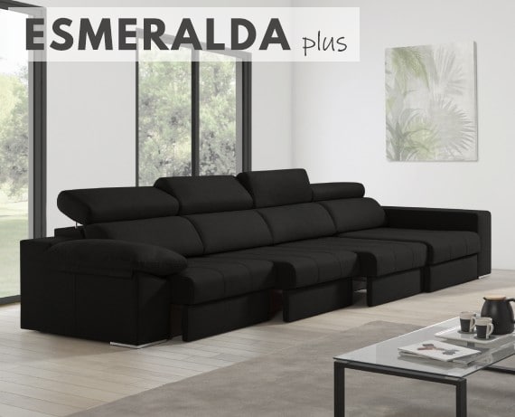 Sofá de tela Esmeralda Plus de HOME - principal