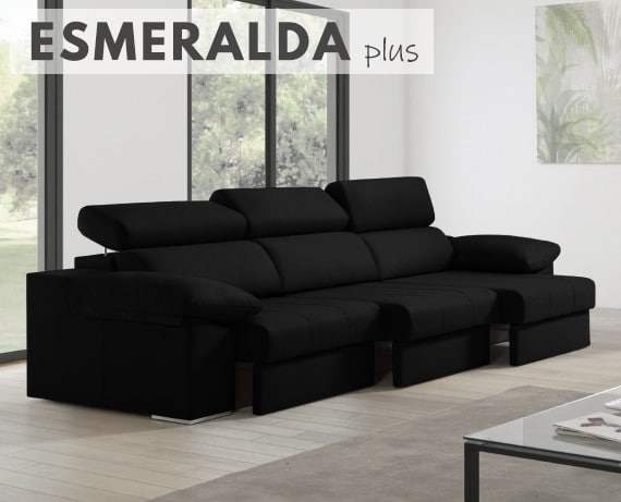 Sofá de tela Esmeralda Plus de HOME - principal