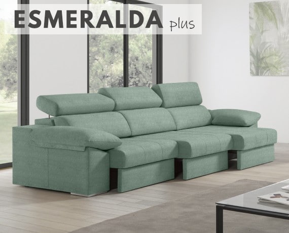 Sofá de tela Esmeralda Plus de HOME - principal