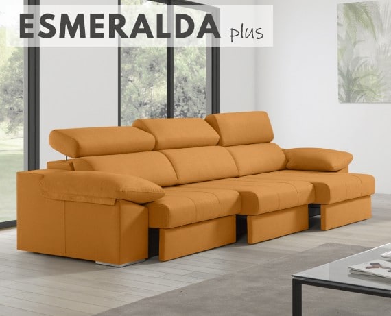 Sofá de tela Esmeralda Plus de HOME - principal