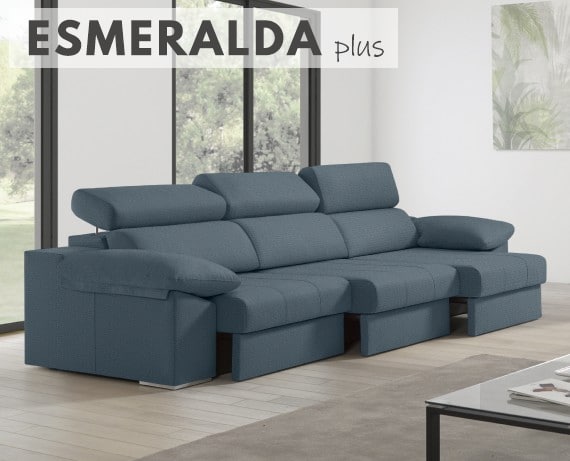 Sofá de tela Esmeralda Plus de HOME - principal