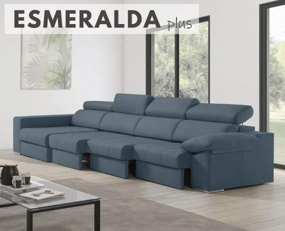 Sofá de tela Esmeralda Plus de HOME - principal