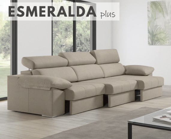 Sofá de tela Esmeralda Plus de HOME - principal