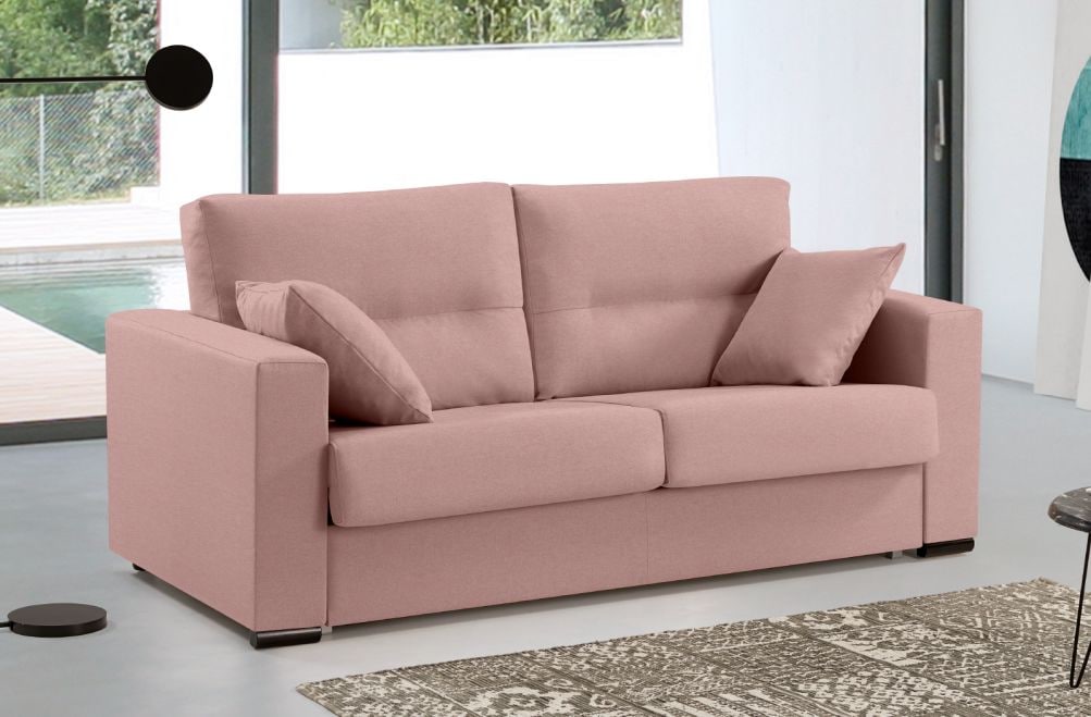 Sofá cama de apertura italiana de tela Aquila de HOME - principal