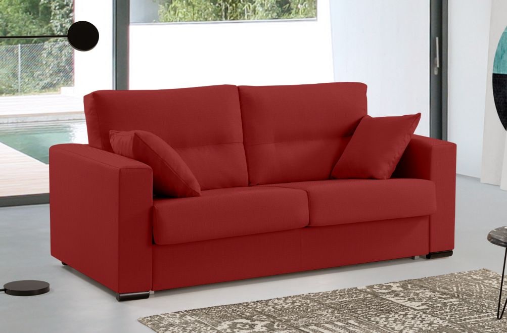 Sofá cama de apertura italiana de tela Aquila de HOME - principal