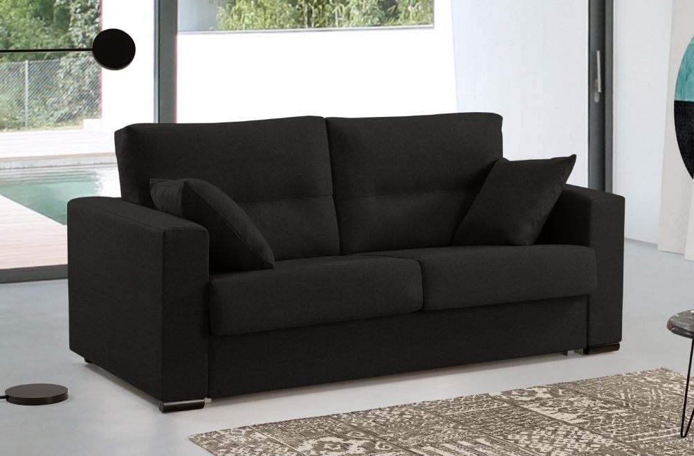 Sofá cama de apertura italiana de tela Aquila de HOME - principal