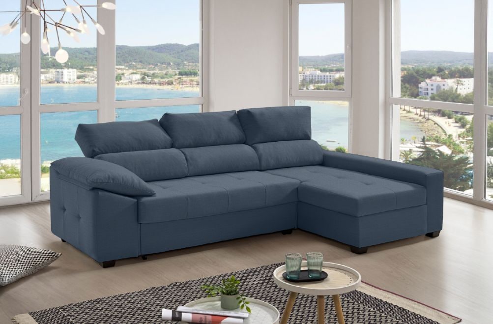 Sofá cama de tela Trinity de HOME - principal