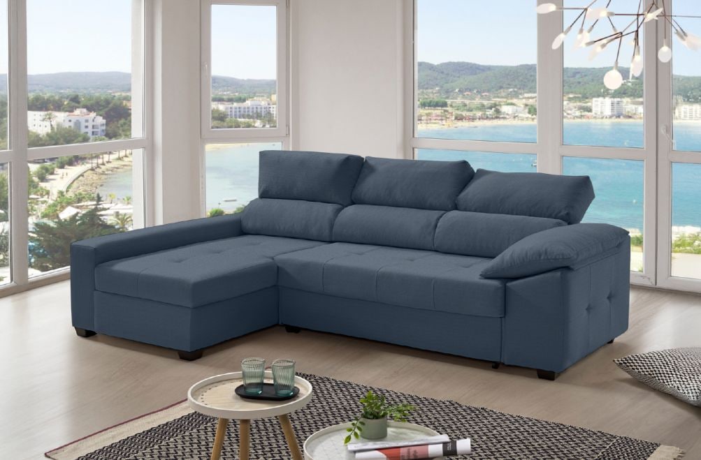 Sofá cama de tela Trinity de HOME - principal