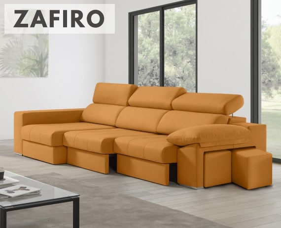 Sofá de tela Zafiro de HOME - principal