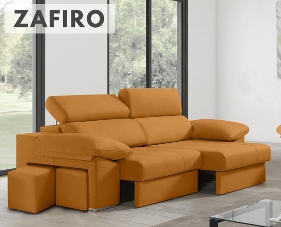 Sofá de tela Zafiro de HOME - principal