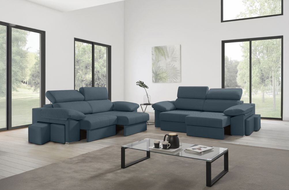 Sofá de tela Zafiro de HOME - principal