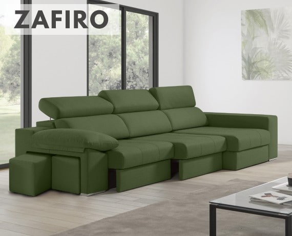 Sofá de tela Zafiro de HOME - principal