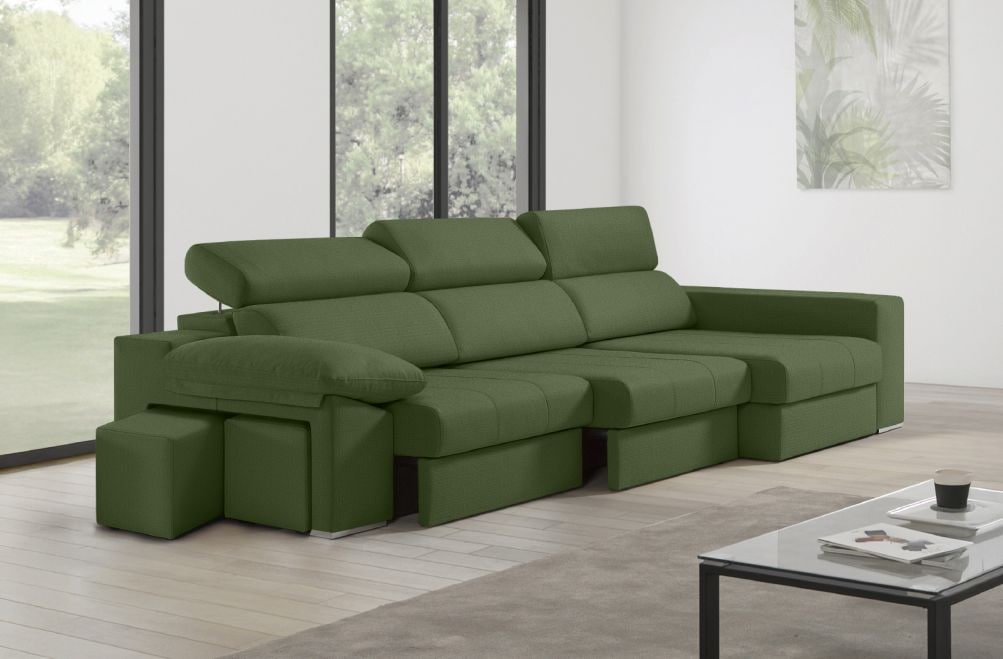 Sofá de tela Zafiro de HOME - principal