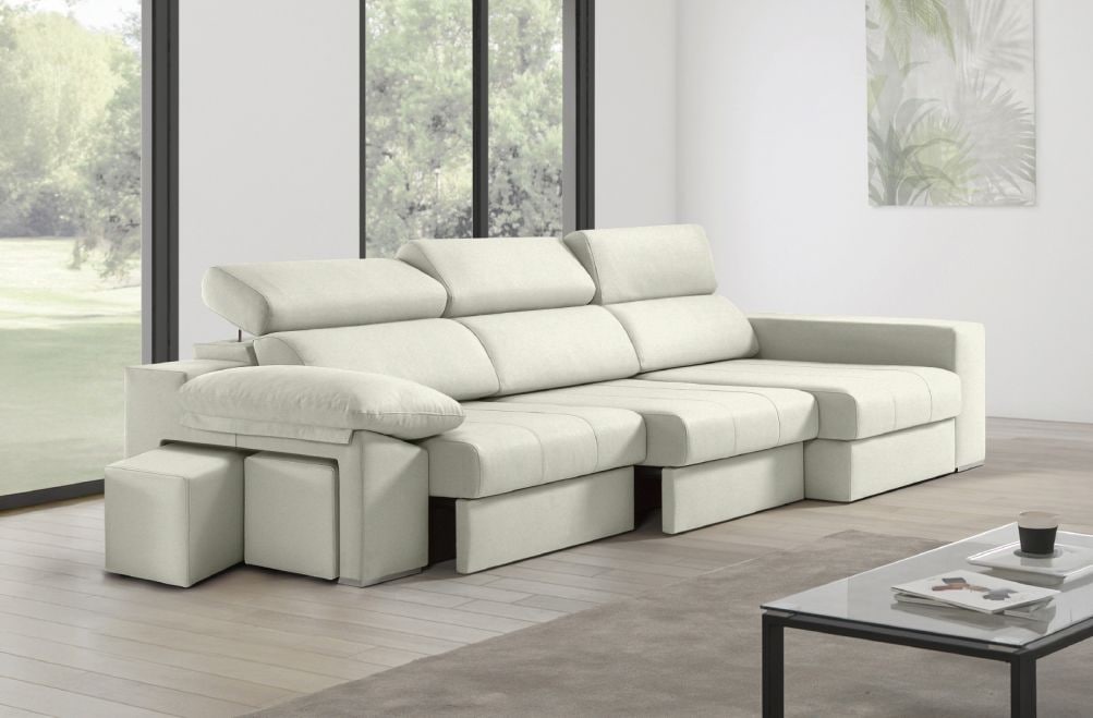 Sofá de tela Zafiro de HOME - principal