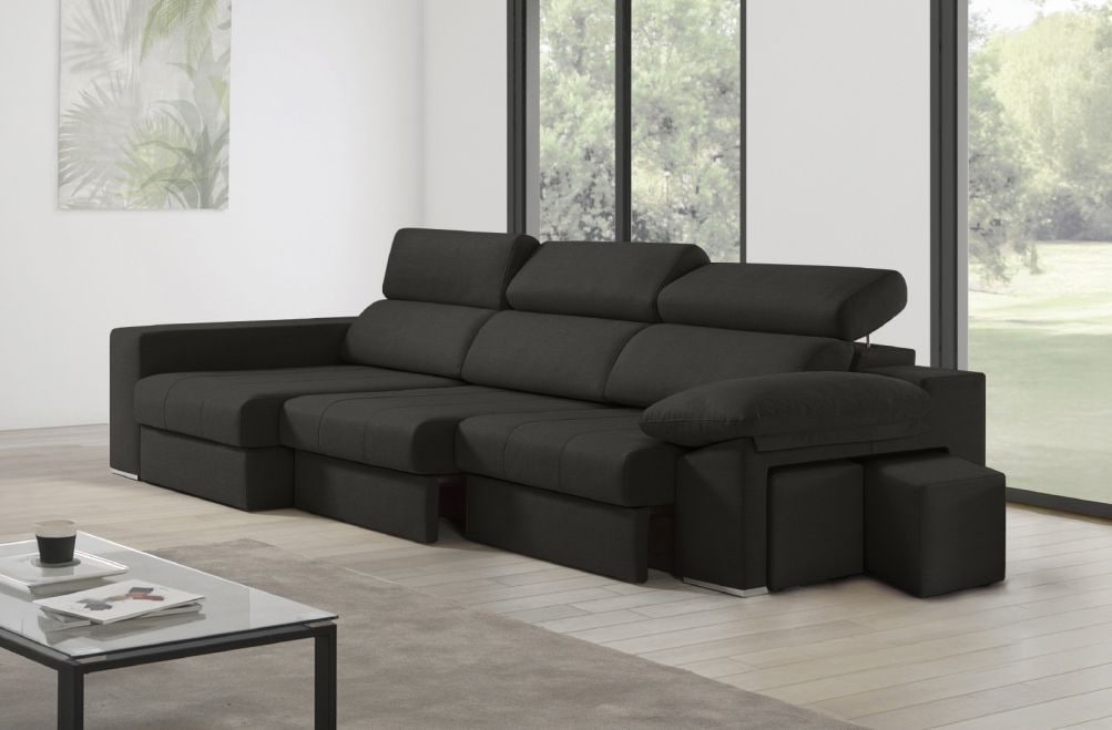 Sofá de tela Zafiro de HOME - principal