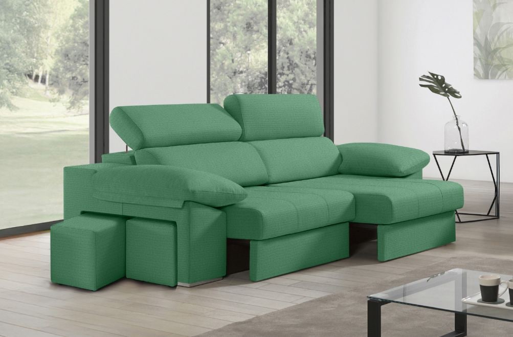 Sofá de tela Zafiro de HOME - principal