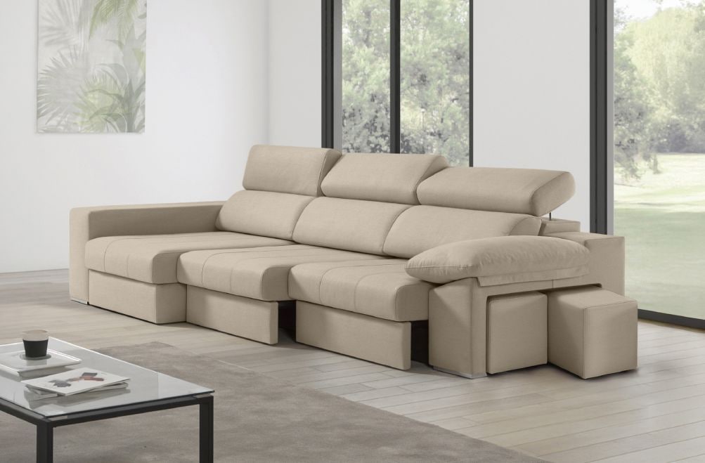 Sofá de tela Zafiro de HOME - principal