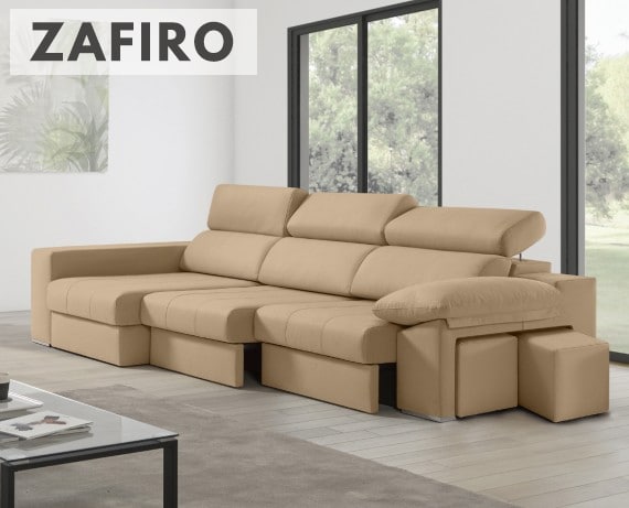 Sofá de tela Zafiro de HOME - principal