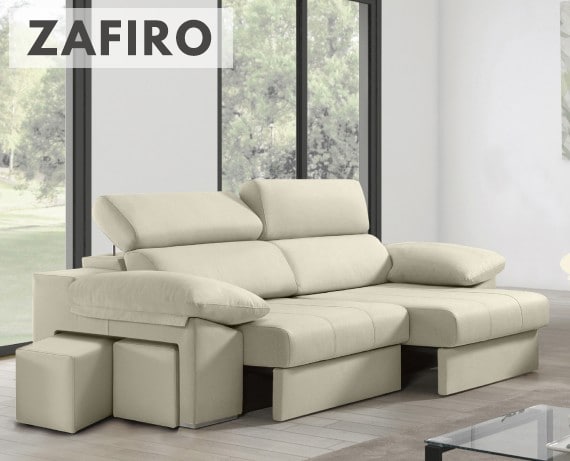 Sofá de tela Zafiro de HOME - principal